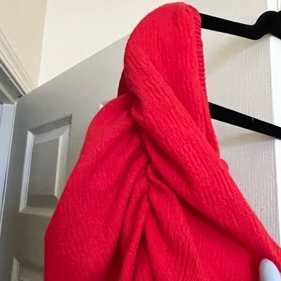 Ava & Viv Red Short Sleeve Blouse - Picture 4 of 5